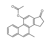 7-methyl-17-oxo-16,17-dihydro-15H-cyclopenta[a]phenanthren-11-yl acetate结构式