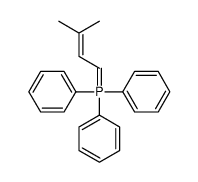 3-methylbut-2-enylidene(triphenyl)-λ5-phosphane结构式