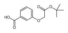 3-(2-叔丁氧基-2-氧代乙氧基)苯甲酸结构式