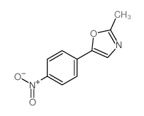 2-甲基-5-(4-硝基苯基)噁唑结构式