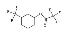 3-trifluoromethyltrifluoroacetoxycyclohexane Structure