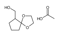 1,4-Dioxaspiro[4.4]nonane-6-methanol,acetate(9CI) Structure