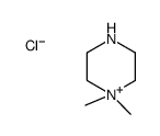 1,1-dimethylpiperazin-1-ium,chloride结构式