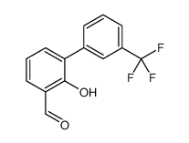 2-hydroxy-3-[3-(trifluoromethyl)phenyl]benzaldehyde Structure