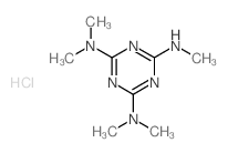 Melamine, N2,N2,N4,N4,N6-pentamethyl- Structure