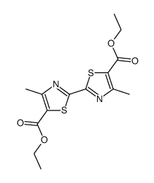 diethyl 4,4-dimethyl-2,2-bithiazole-5,5-dicarboxylate Structure