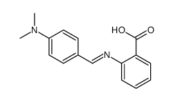 2-[[[4-(dimethylamino)phenyl]methylene]amino]benzoic acid结构式