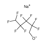 sodium alcoholate of 1,1,5-trihydroperfluoropentanol Structure