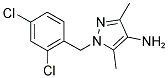 1-(2,4-二氯苄基)-3,5-二甲基-1H-吡唑-4-胺结构式