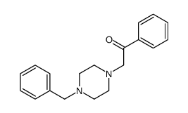 2-(4-benzylpiperazin-1-yl)-1-phenylethanone Structure