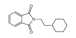 N-[2-cyclohexyleth-1-yl]phthalimide结构式