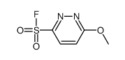 6-methoxypyridazine-3-sulfonyl fluoride结构式