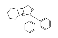 (2S)-2-[(4S)-2,2-Diphenyl-1,3-dioxolan-4-yl]piperidine Structure