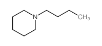 Piperidine, 1-butyl- Structure