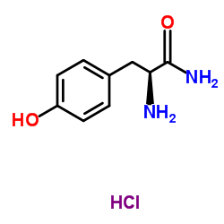 L-酪氨酰胺结构式