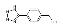 5-(4-羟甲基苯基)-1H-四唑结构式