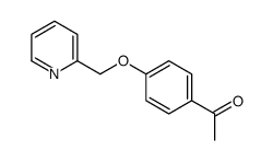 1-[4-(2-Pyridinylmethoxy)phenyl]ethanone结构式