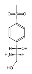 [S(R*,R*)]-2-amino-1-[p-(methylsulphonyl)phenyl]propane-1,3-diol Structure