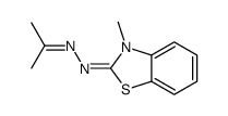 3-methyl-2-benzothiazolinone acetone azine Structure