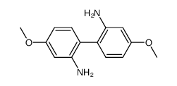 4,4'-Dimethoxybiphenyl-2,2'-diamine Structure