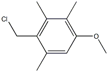 2-(氯甲基)-5-甲氧基-1,3,4-三甲基苯结构式