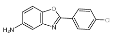 2-(4-氯苯基)-1,3-苯并噁唑-5-胺结构式