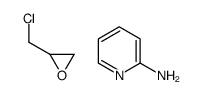 2-(chloromethyl)oxirane,pyridin-2-amine Structure