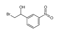 (+/-)-2-bromo-1-(3-nitrophenyl)ethanol结构式