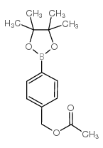 4-(乙酰氧基甲基)苯硼酸频那醇酯结构式
