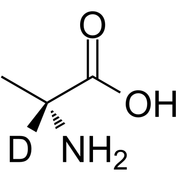 D-丙氨酸-2-D结构式