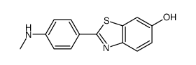 2-(4-(二甲基氨基)苯基)苯并[d]噻唑-6-醇结构式