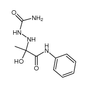 2-(2-hydroxy-1-oxo-1-(phenylamino)propan-2-yl)hydrazinecarboxamide结构式