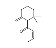 (E,Z)-1-(6-ethylidene-2,2-dimethylcyclohexyl)-2-buten-1-one结构式