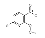 6-溴-2-甲氧基-3-硝基吡啶结构式