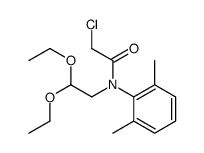 2-chloro-N-(2,2-diethoxyethyl)-N-(2,6-dimethylphenyl)acetamide Structure