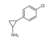2-(4-氯苯基)环丙胺结构式
