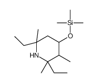 (2,6-diethyl-2,3,6-trimethylpiperidin-4-yl)oxy-trimethylsilane结构式