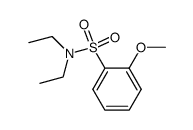 N,N-diethyl-2-methoxybenzenesulfonamide结构式