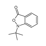 1-tert-butyl-2,1-benzoxazol-3-one结构式