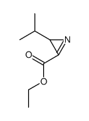 ethyl 2-propan-2-yl-2H-azirine-3-carboxylate结构式