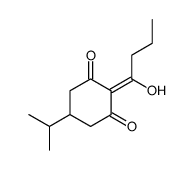 2-(1-hydroxybutylidene)-5-propan-2-ylcyclohexane-1,3-dione结构式