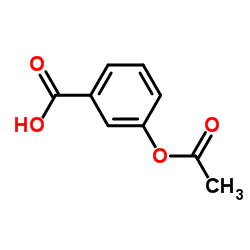3-Acetoxybenzoic acid Structure
