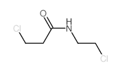 3-chloro-N-(2-chloroethyl)propanamide Structure