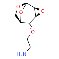 beta-D-Mannopyranose, 4-O-(2-aminoethyl)-1,6:2,3-dianhydro- (9CI)结构式
