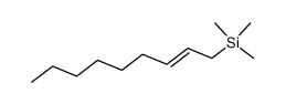 (E)-1-(Trimethylsilyl)-2-nonene Structure