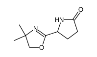 5-(4,4-dimethyl-4,5-dihydro-oxazol-2-yl)-pyrrolidin-2-one Structure