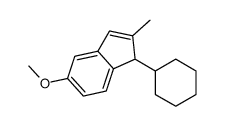 1-cyclohexyl-5-methoxy-2-methyl-1H-indene结构式