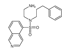 N-(2-aminoethyl)-N-(3-phenylpropyl)isoquinoline-5-sulfonamide Structure