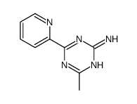 4-methyl-6-pyridin-2-yl-1,3,5-triazin-2-amine结构式