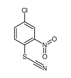 Thiocyanic acid 4-chloro-2-nitrophenyl ester Structure